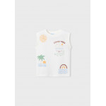 Mayoral Σετ μακο κοντομανικο τιραντες μπεζ ροδακ 26-03603-027 3603