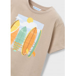 Mayoral Σετ μακο κοντομανικο τιραντες μπεζ ροδακ 26-03603-027 3603