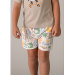 Mayoral Μαγιο βερμουδα σταμπωτο κρεμ 26-03612-090 3612