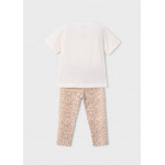 Mayoral Σετ κολαν σταμπωτο μπεζ 26-03727-036 3727