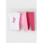 Mayoral Σετ κολαν 2 παντελονια ροδοπεταλο 26-03729-010 3729