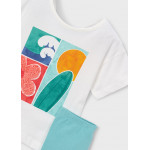 Mayoral Σετ κολαν κοντο πρασινομπλ 26-03732-054 3732