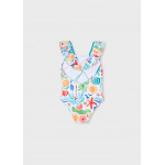 Mayoral Μαγιο κοριτσι σταμπωτο πρασινομπλ 26-03738-054 3738