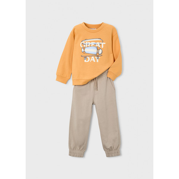 Mayoral Φορμα φουτερ ροδακινι 26-03882-066 3882