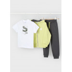 Mayoral Φορμα 3 τεμαχια με μπλουζα κιτρινοπρα 26-03884-070 3884