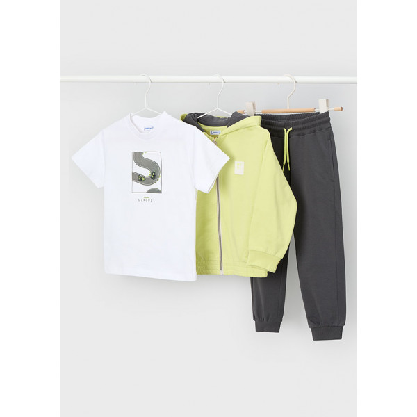 Mayoral Φορμα 3 τεμαχια με μπλουζα κιτρινοπρα 26-03884-070 3884