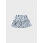 Mayoral Φουστα dobby σταμπωτη γαλαζιο 26-03903-064 3903