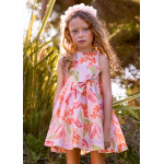 Mayoral Φορεμα με σταμπες ροζ απαλο 26-03913-077 3913