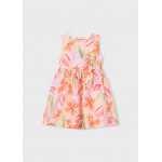 Mayoral Φορεμα με σταμπες ροζ απαλο 26-03913-077 3913