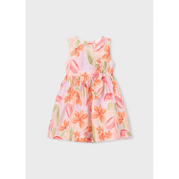 Mayoral Φορεμα με σταμπες ροζ απαλο 26-03913-077 3913