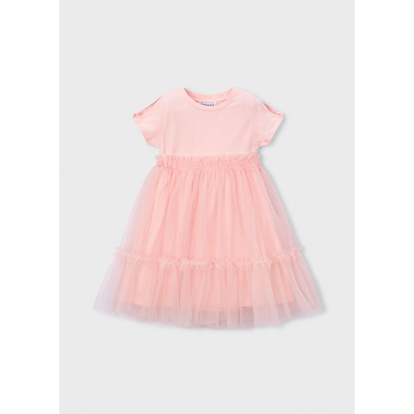 Mayoral Φορεμα συνδυασμενο ροζ απαλο 26-03915-071 3915