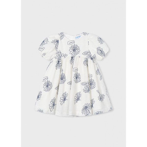 Mayoral Φορεμα ρουστικ σταμπωτο εκρου 26-03921-090 3921