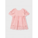 Mayoral Φορεμα βαμβακι κεντητο ροζ απαλο 26-03923-082 3923