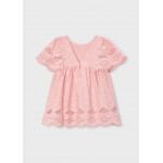Mayoral Φορεμα βαμβακι κεντητο ροζ απαλο 26-03923-082 3923