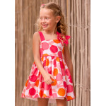 Mayoral Φορεμα ασυμμετρο λουλουδι κοκκινο 26-03924-090 3924