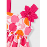 Mayoral Φορεμα ασυμμετρο λουλουδι κοκκινο 26-03924-090 3924