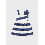 Mayoral Φορεμα ασυμμετρο λουλουδι μπλε ριγε 26-03924-991 3924