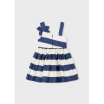 Mayoral Φορεμα ασυμμετρο λουλουδι μπλε ριγε 26-03924-991 3924