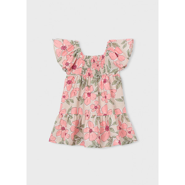 Mayoral Φορεμα τυπου λινο σταμπωτο μανταρινι 26-03932-032 3932