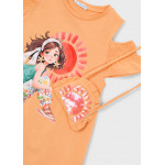 Mayoral Φορεμα cut out τσαντα κολοκυθα 26-03941-010 3941