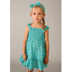 Mayoral Φορεμα σταμπωτο κορδελα μπλε σκουρ 26-03942-053 3942