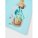 Mayoral Φορεμα μακο βολαν μπλε σκουρ 26-03943-016 3943