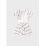 Mayoral Σετ φουστα ριγε μπεζ 26-03949-024 3949