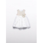 Abel and Lula Φορεμα λινο συνδυασμενο σαμπανιζε 26-05001-002 5001