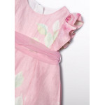 Abel and Lula Φορεμα λινο σταμπωτο ροζ 26-05007-006 5007