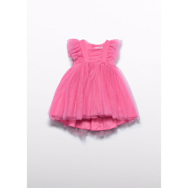 Abel and Lula Φορεμα τουλι βολαν ροζ 26-05012-090 5012