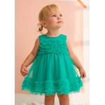 Abel and Lula Φορεμα τουλι βολαν πετρολ 26-05014-093 5014