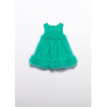 Abel and Lula Φορεμα τουλι βολαν πετρολ 26-05014-093 5014