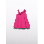 Abel and Lula Φορεμα κρεπ ασυμμετρο φουξια 26-05018-014 5018