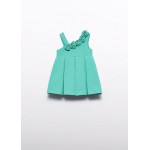 Abel and Lula Φορεμα κρεπ ασυμμετρο γαλαζιο 26-05018-015 5018