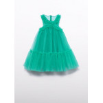 Abel and Lula Φορεμα τουλι βολαν πετρολ 26-05036-064 5036