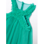 Abel and Lula Φορεμα τουλι βολαν πετρολ 26-05036-064 5036