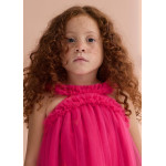 Abel and Lula Φορεμα τουλι βολαν φουξια 26-05036-065 5036