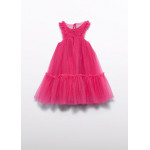 Abel and Lula Φορεμα τουλι βολαν φουξια 26-05036-065 5036