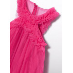 Abel and Lula Φορεμα τουλι βολαν φουξια 26-05036-065 5036