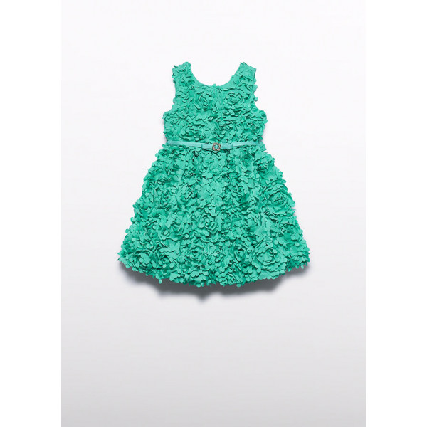 Abel and Lula Φορεμα φουσκωτο λουλουδια 3d γαλαζιο 26-05038-009 5038