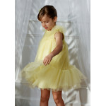 Abel and Lula Φορεμα τουλι βολαν κιτρινο 26-05039-068 5039