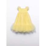 Abel and Lula Φορεμα τουλι βολαν κιτρινο 26-05039-068 5039