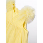 Abel and Lula Φορεμα τουλι βολαν κιτρινο 26-05039-068 5039