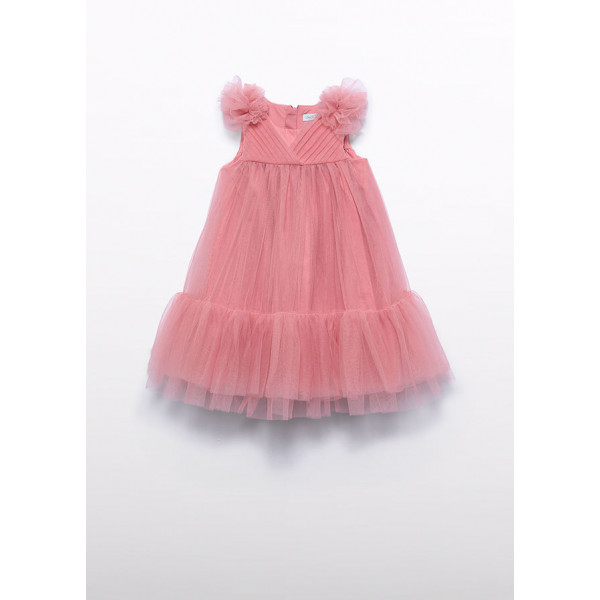 Abel and Lula Φορεμα τουλι βολαν ορχιδεα 26-05039-069 5039