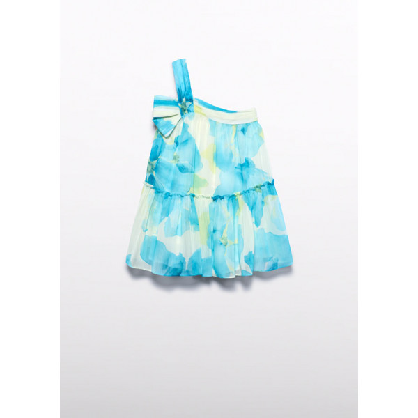 Abel and Lula Φορεμα γαζα σταμπωτη τυρκουαζ 26-05046-003 5046