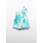 Abel and Lula Φορεμα γαζα σταμπωτη τυρκουαζ 26-05046-003 5046