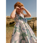 Abel and Lula Φορεμα μικαδο σταμπωτο γαλαζιο 26-05052-008 5052