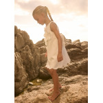 Abel and Lula Φορεμα κρεπ λουλουδια 3d κρεμ 26-05055-003 5055