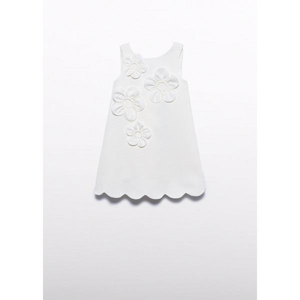 Abel and Lula Φορεμα κρεπ λουλουδια 3d κρεμ 26-05055-003 5055