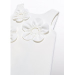 Abel and Lula Φορεμα κρεπ λουλουδια 3d κρεμ 26-05055-003 5055